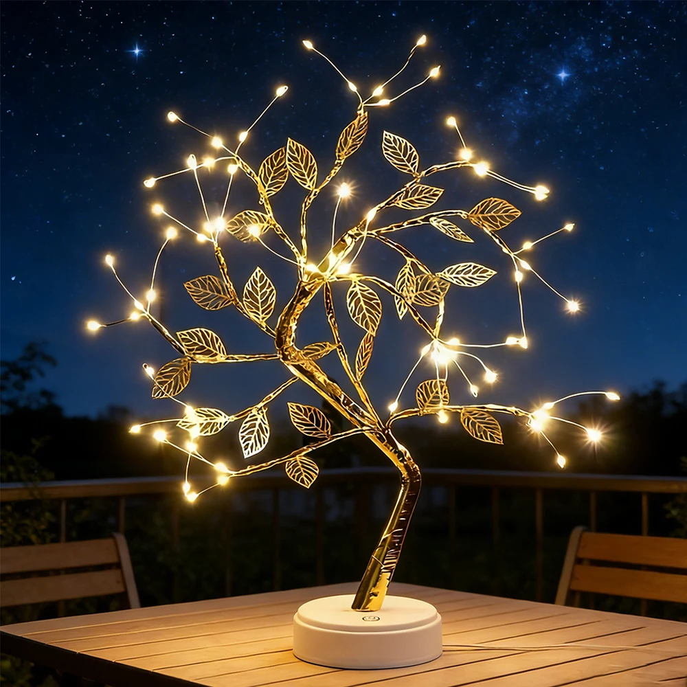 Bonsai Garden In Dc - Lámpara LED con forma de árbol,