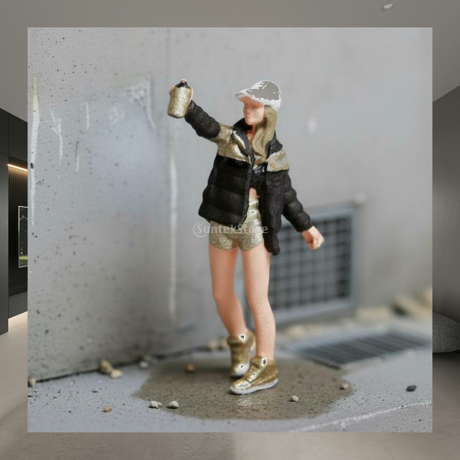 Figura de mujer de resina, esc - Bonsai Garden Display reseña y precio
